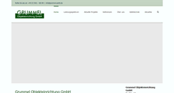Desktop Screenshot of grummel-gmbh.de