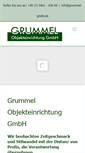 Mobile Screenshot of grummel-gmbh.de